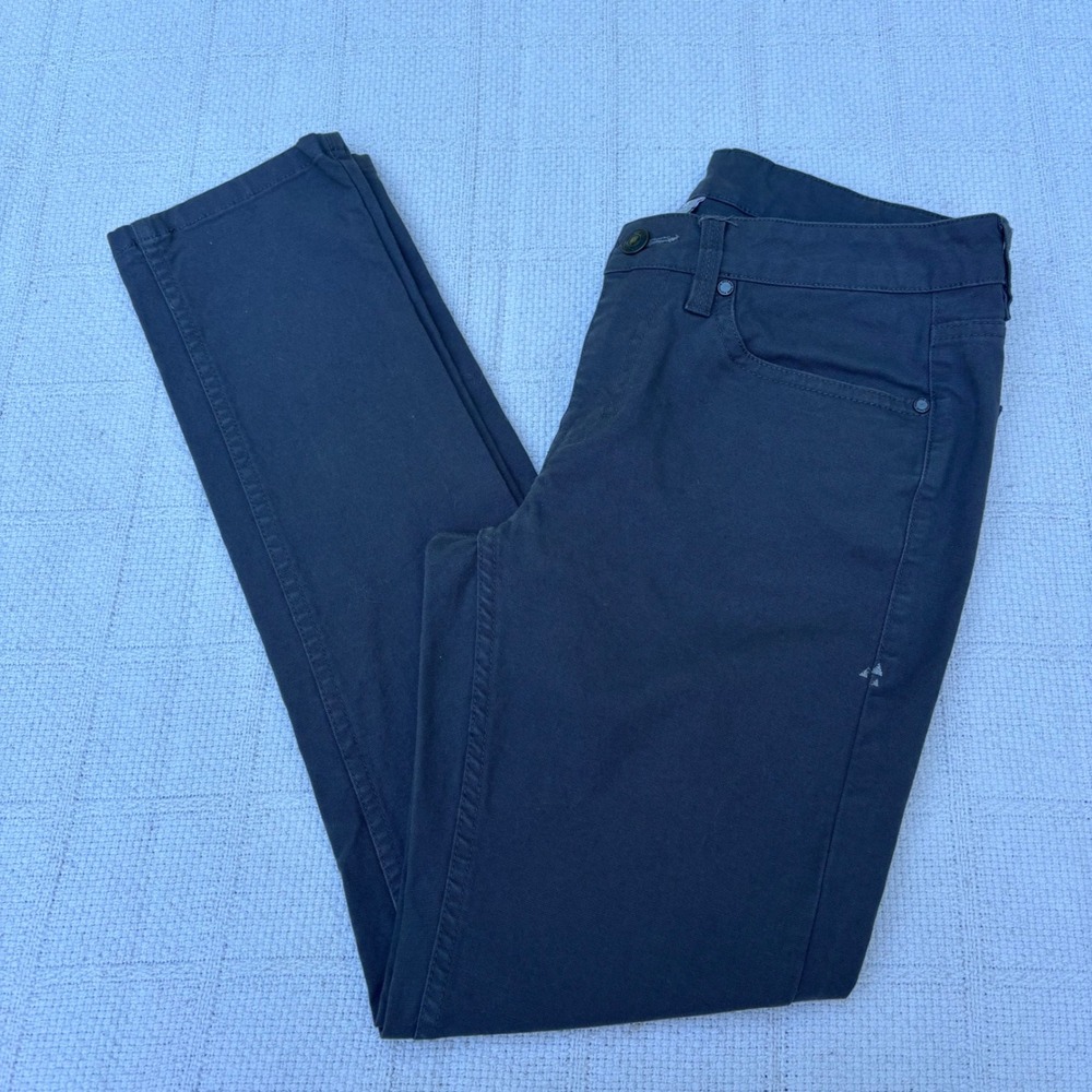 Women's 6 Short STIO Rivet Canvas Utility Skinny Pants Organic Cotton #100058